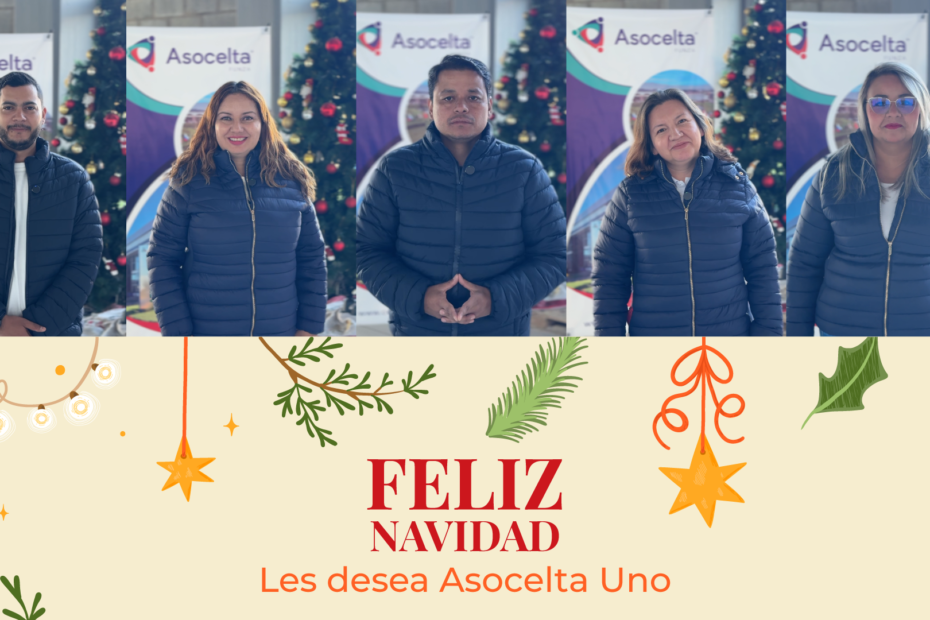 El equipo de Asocelta Uno le desea a la Comunidad Empresarial una Feliz Navidad