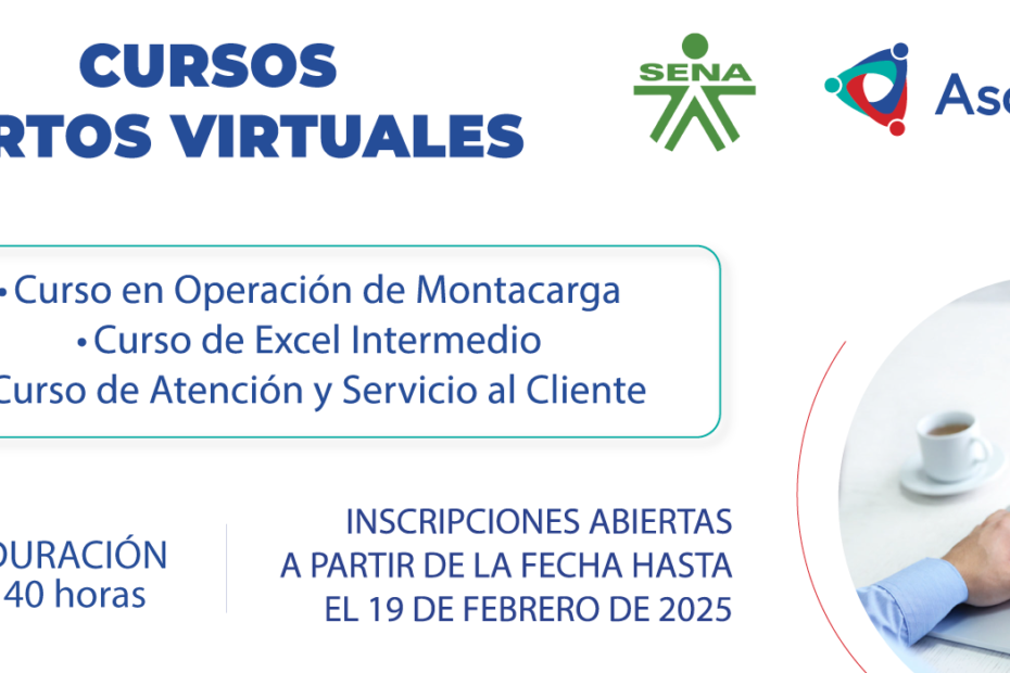 Inscripciones abiertas para cursos cortos virtuales con Asocelta Uno y el SENA