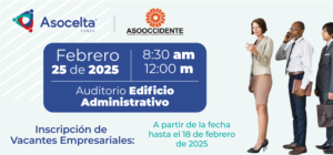 Asocelta Uno y Asooccidente invitan a la 8° Jornada de Empleabilidad